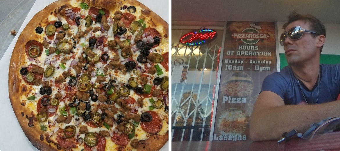 PIZZA ROSSA Menu